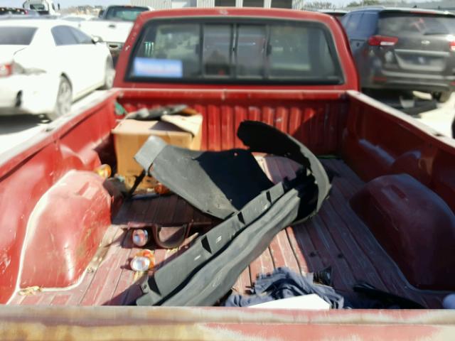 1B7GL26X0LS747998 - 1990 DODGE DAKOTA RED photo 6