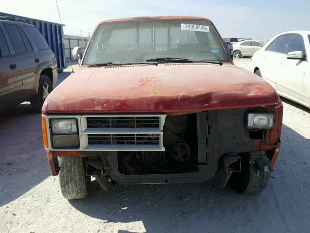 1B7GL26X0LS747998 - 1990 DODGE DAKOTA RED photo 9