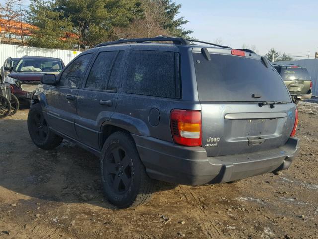 1J4GW48S53C573516 - 2003 JEEP GRAND CHER BLUE photo 3