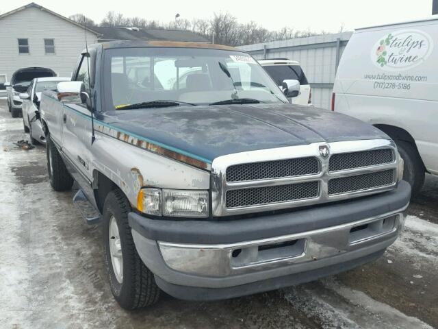 1B7HC16Y3TS713576 - 1996 DODGE RAM 1500 GREEN photo 1