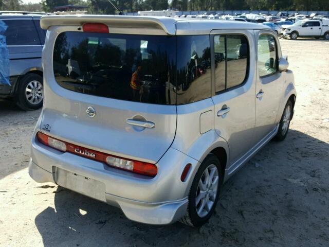 JN8AZ28R49T100806 - 2009 NISSAN CUBE BASE SILVER photo 4