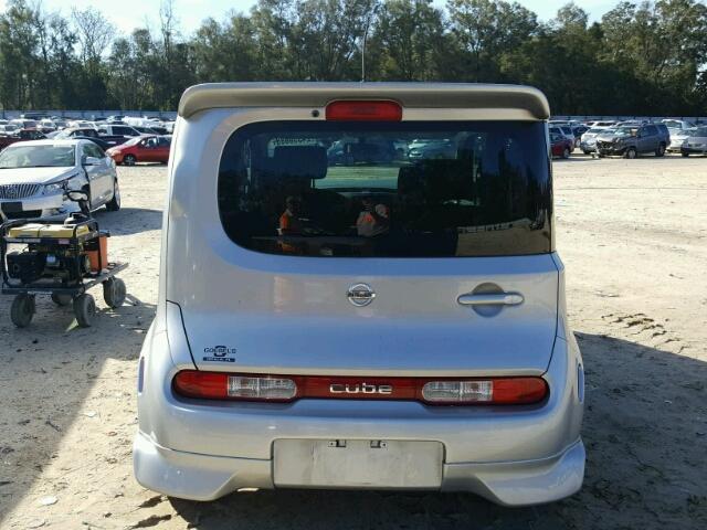 JN8AZ28R49T100806 - 2009 NISSAN CUBE BASE SILVER photo 9