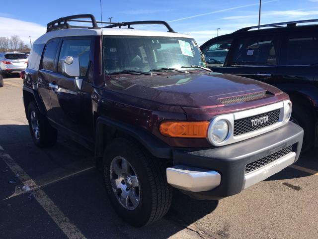 JTEBU11F970037625 - 2007 TOYOTA FJ CRUISER MAROON photo 1