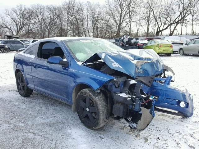 1G1AL12F957598244 - 2005 CHEVROLET COBALT LS BLUE photo 1