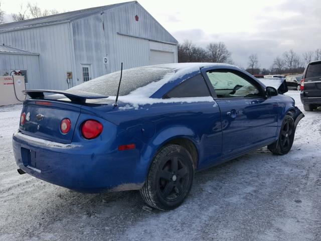 1G1AL12F957598244 - 2005 CHEVROLET COBALT LS BLUE photo 4