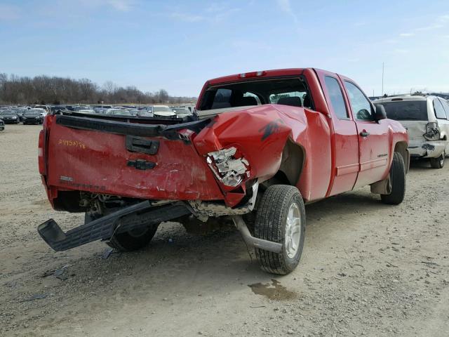 1GCEK29009Z170740 - 2009 CHEVROLET SILVERADO RED photo 4