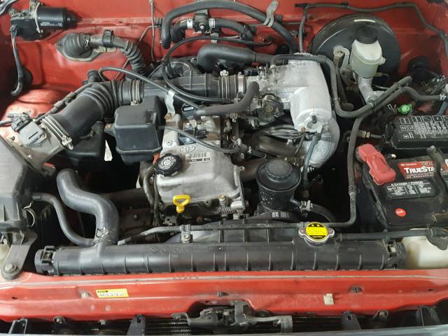 5TENL42N92Z131623 - 2002 TOYOTA TACOMA RED photo 7