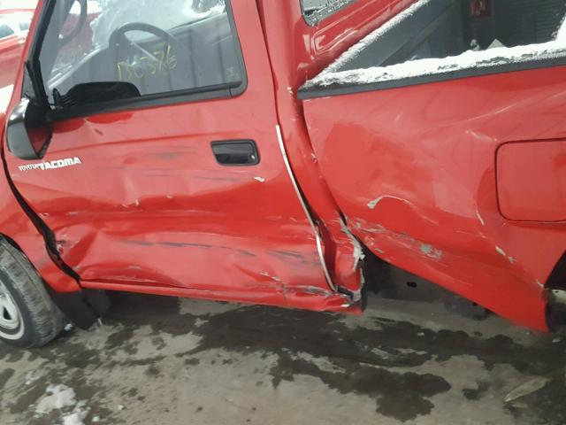 5TENL42N92Z131623 - 2002 TOYOTA TACOMA RED photo 9