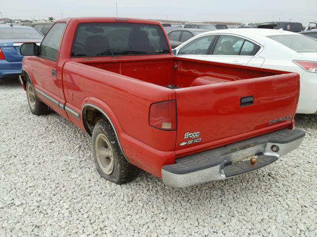 1GCCS1447YK148172 - 2000 CHEVROLET S TRUCK S1 RED photo 3