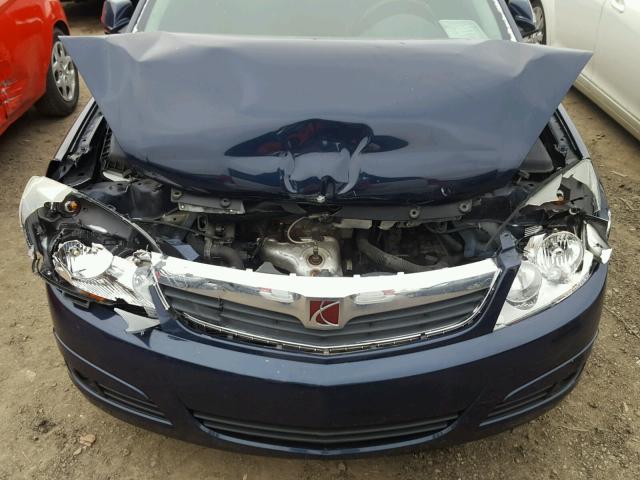 1G8ZV57788F122925 - 2008 SATURN AURA XR BLUE photo 7