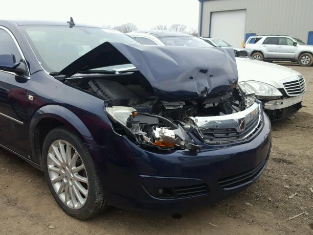 1G8ZV57788F122925 - 2008 SATURN AURA XR BLUE photo 9