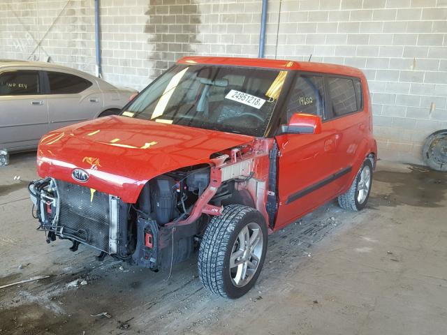 KNDJT2A27A7191397 - 2010 KIA SOUL + RED photo 2