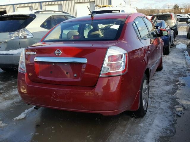 3N1AB6AP4AL652818 - 2010 NISSAN SENTRA 2.0 RED photo 4