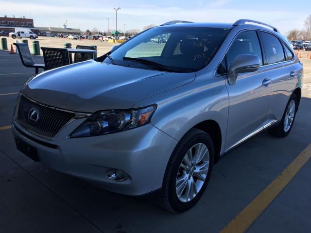 JTJBC1BA8B2417348 - 2011 LEXUS RX 450 GRAY photo 2