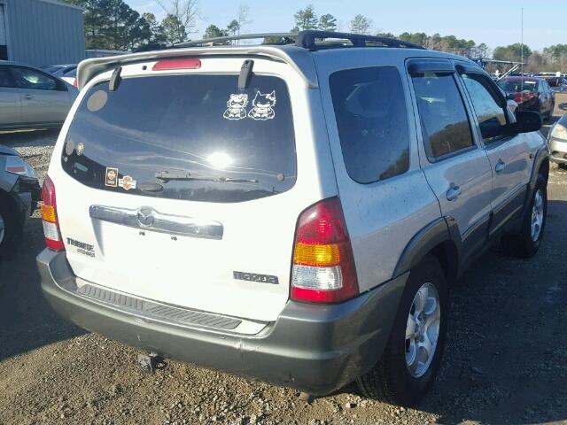 4F2YZ04193KM47026 - 2003 MAZDA TRIBUTE LX SILVER photo 4