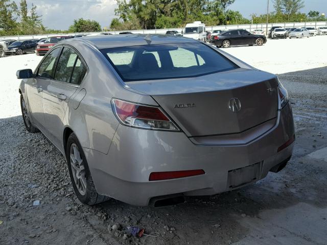 19UUA8F28BA000963 - 2011 ACURA TL SILVER photo 3