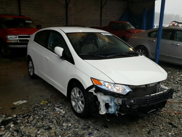 JHMZE2H72CS001034 - 2012 HONDA INSIGHT EX WHITE photo 1