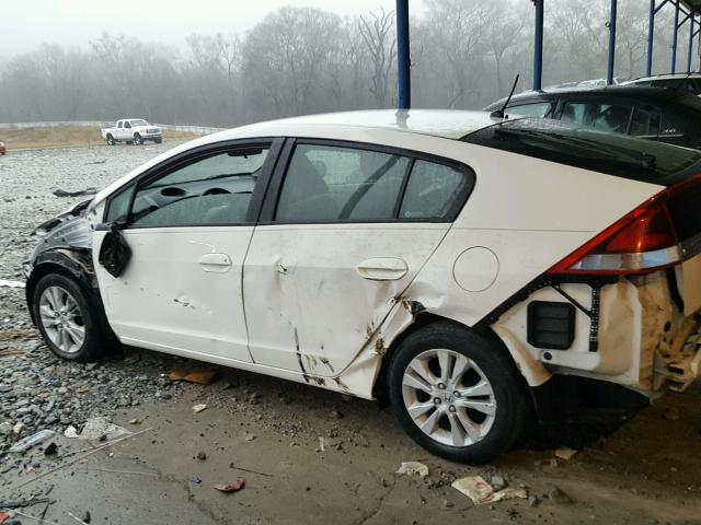 JHMZE2H72CS001034 - 2012 HONDA INSIGHT EX WHITE photo 9