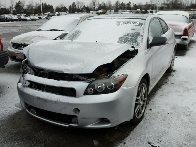 JTKDE167X80268958 - 2008 TOYOTA SCION TC SILVER photo 2