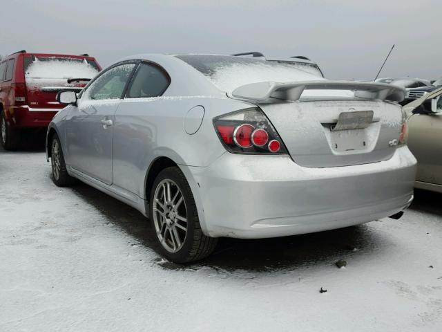 JTKDE167X80268958 - 2008 TOYOTA SCION TC SILVER photo 3