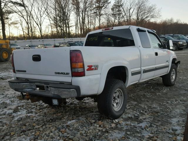 2GCEK19T5Y1153962 - 2000 CHEVROLET SILVERADO WHITE photo 4