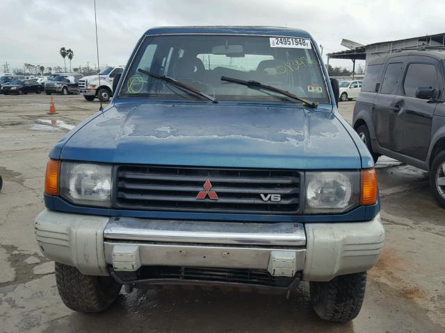 JA4MR41H2SJ013486 - 1995 MITSUBISHI MONTERO LS TEAL photo 9