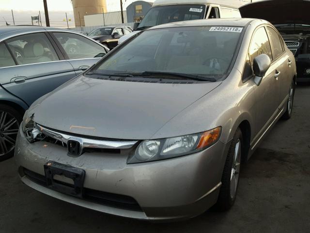 1HGFA16826L051678 - 2006 HONDA CIVIC EX SILVER photo 2