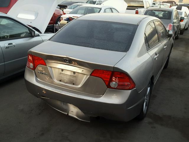 1HGFA16826L051678 - 2006 HONDA CIVIC EX SILVER photo 4