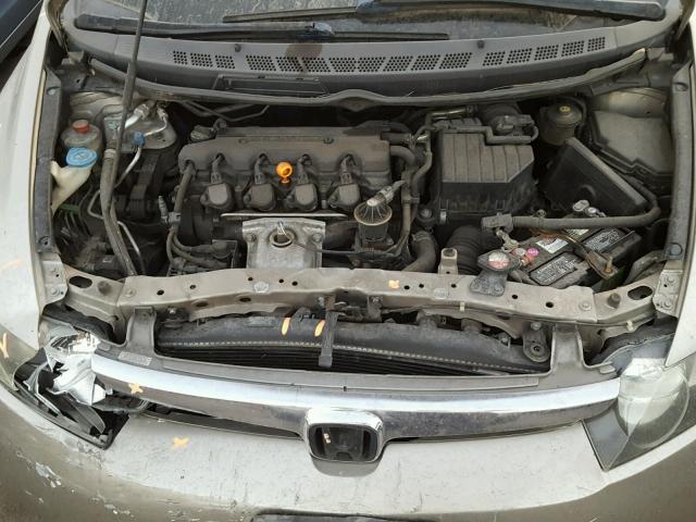 1HGFA16826L051678 - 2006 HONDA CIVIC EX ვერცხლისფერი ფოტო 7