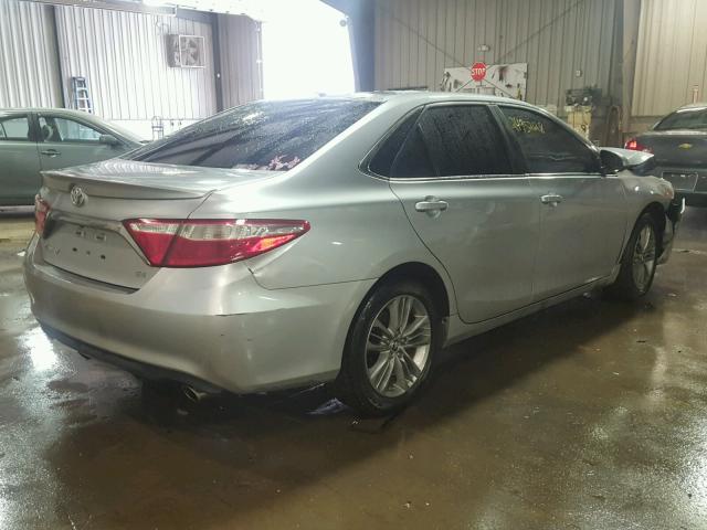 4T1BF1FK0FU091581 - 2015 TOYOTA CAMRY LE SILVER photo 4