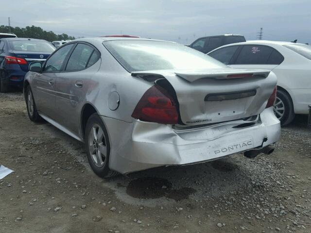 2G2WP552261280695 - 2006 PONTIAC GRAND PRIX SILVER photo 3