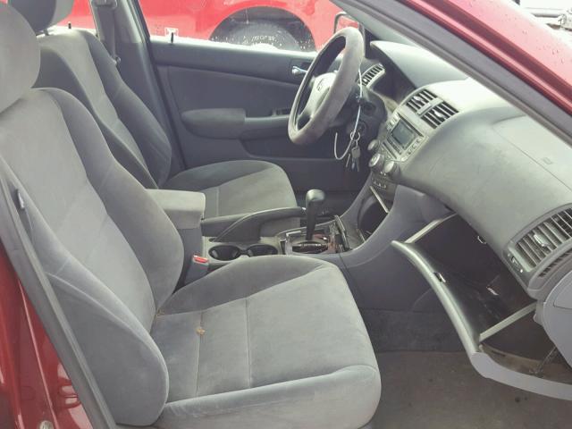 1HGCM56623A037187 - 2003 HONDA ACCORD EX BURGUNDY photo 5