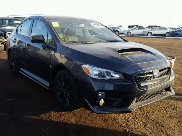 JF1VA1D61F8827531 - 2015 SUBARU WRX PREMIU GRAY photo 1