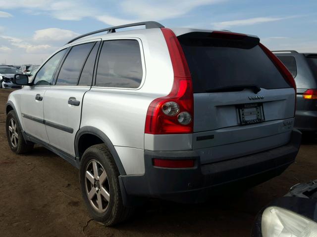 YV1CZ59H641121103 - 2004 VOLVO XC90 SILVER photo 3