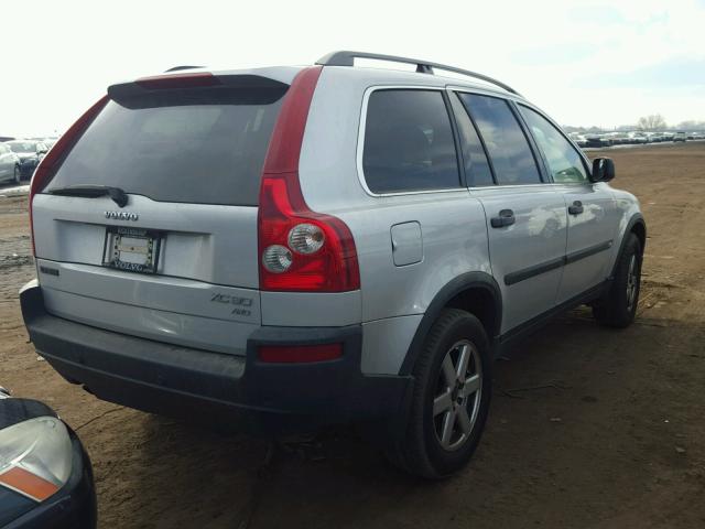 YV1CZ59H641121103 - 2004 VOLVO XC90 SILVER photo 4