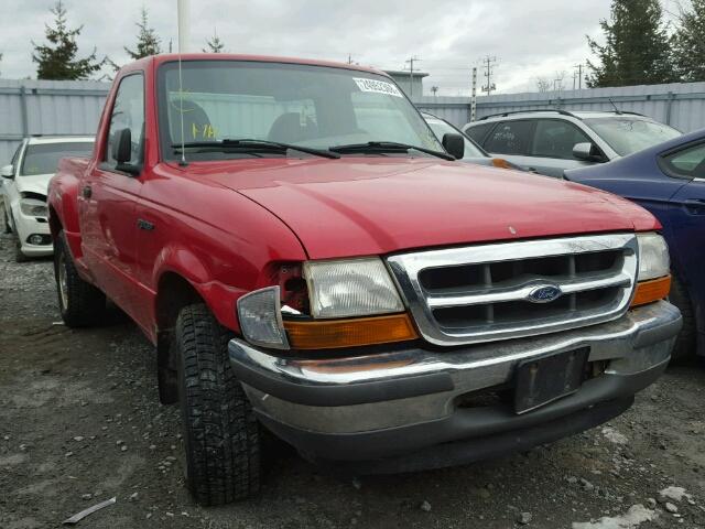 1FTYR10U3YPA14852 - 2000 FORD RANGER RED photo 1