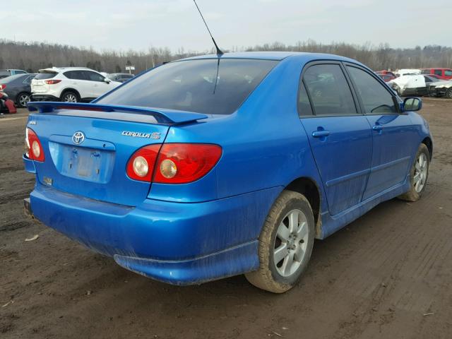 2T1BR32E08C934184 - 2008 TOYOTA COROLLA CE BLUE photo 4