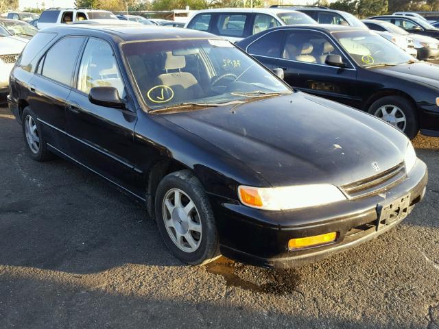 1HGCE1895SA007046 - 1995 HONDA ACCORD EX BLACK photo 1