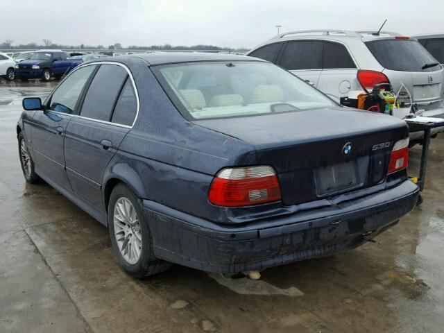 WBADT63423CK30133 - 2003 BMW 530 I AUTO BLUE photo 3