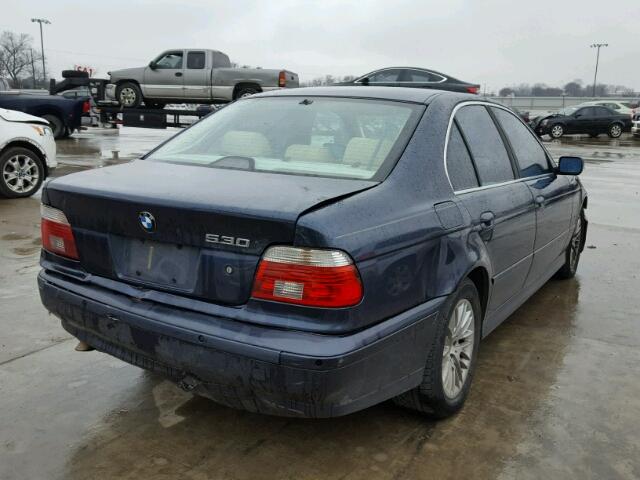 WBADT63423CK30133 - 2003 BMW 530 I AUTO BLUE photo 4