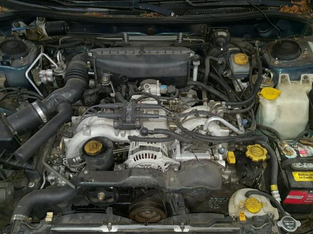 4S3BD4358X7251717 - 1999 SUBARU LEGACY L GREEN photo 7