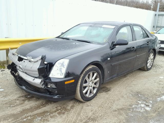 1G6DC67A860143302 - 2006 CADILLAC STS BLACK photo 2