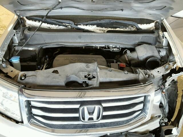 5FNYF4H48DB077996 - 2013 HONDA PILOT EX SILVER photo 7