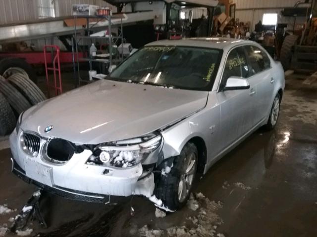 WBANV9C56AC138786 - 2010 BMW 535 XI Srebrny zdjęcie 2