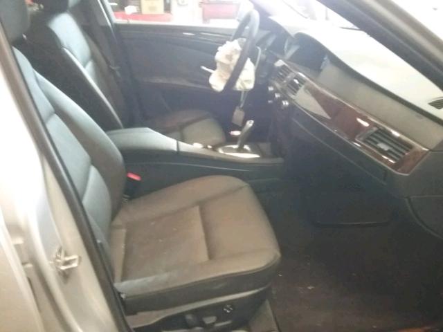 WBANV9C56AC138786 - 2010 BMW 535 XI Srebrny zdjęcie 5