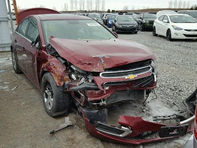 1G1PC5SB3F7249581 - 2015 CHEVROLET CRUZE LT RED photo 1