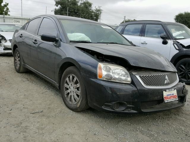 4A32B2FF2CE009961 - 2012 MITSUBISHI GALANT FE BLACK photo 1