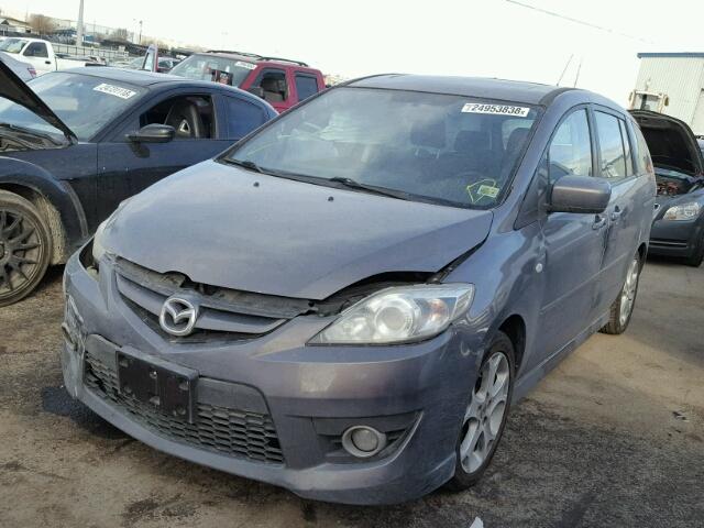 JM1CR29L590331200 - 2009 MAZDA 5 BLUE photo 2