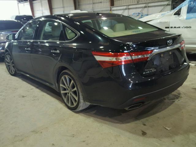 4T1BK1EBXFU167353 - 2015 TOYOTA AVALON XLE BLACK photo 3