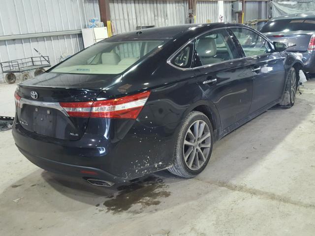 4T1BK1EBXFU167353 - 2015 TOYOTA AVALON XLE 黑色 照片 4